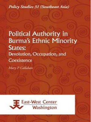 cover image of Political authority in Burma's ethnic minority states